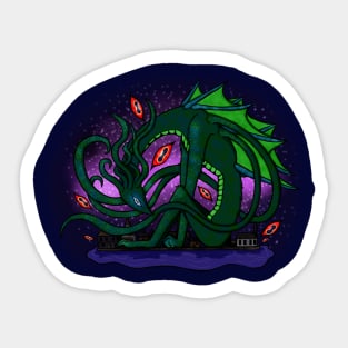 The Abyss Stares Back Sticker